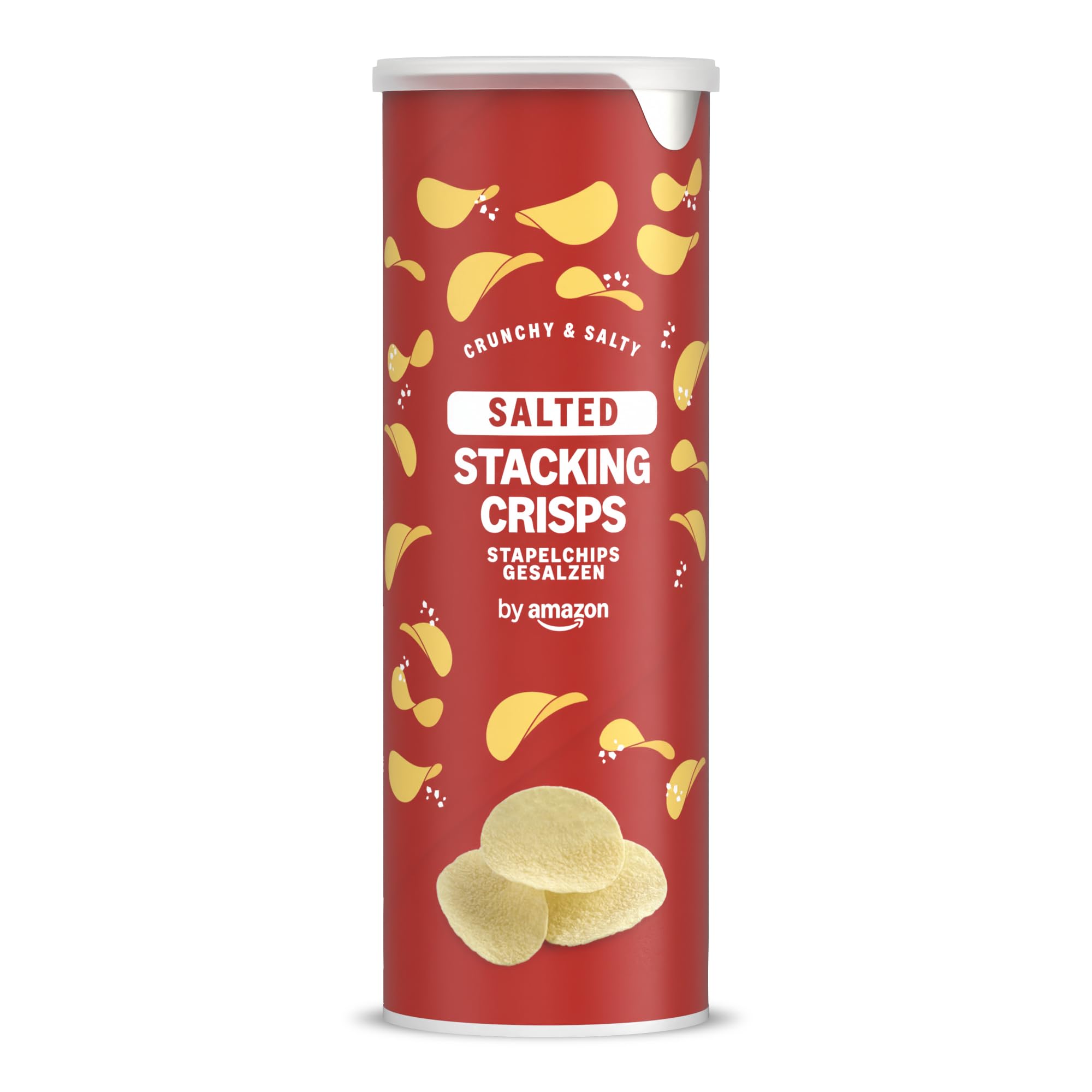  Aperitivo de Patata Salado de Amazon, Crispy y Saludable, Ideal para Adultos, Perfecto para Picar mientras Ver TV, Sin 