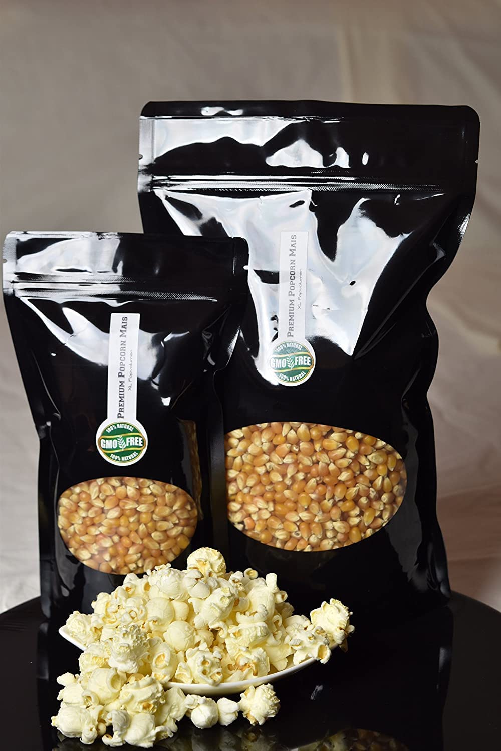 Maíz Premium para Palomitas 1 KG - Máquina de Palomitas, Libre de OMG