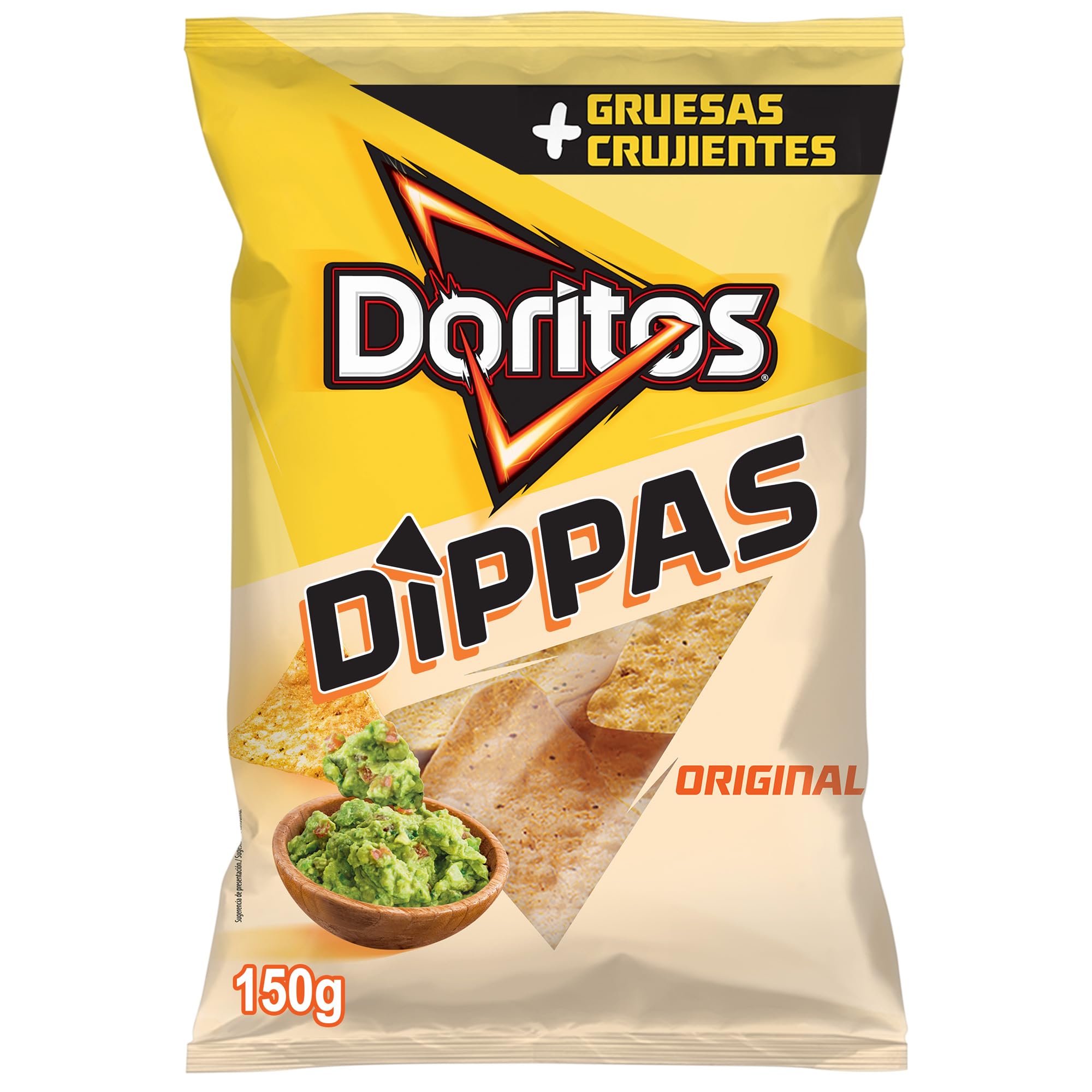 Doritos Dippas Nachos Sabor Original para Aperitivo Bolsa Individual 150gr España