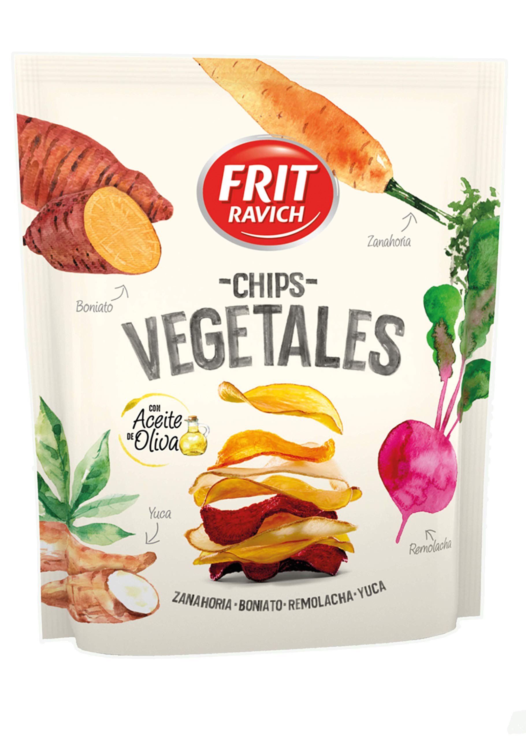 Frit Ravich Chips Vegetales para Adultos en la Casa de Cena y Snack